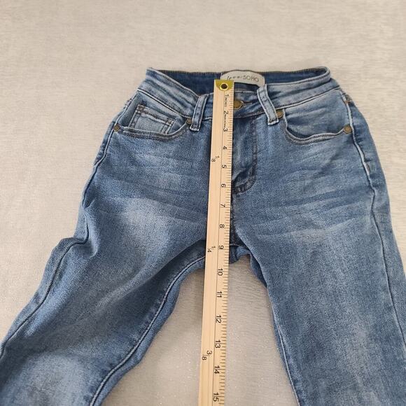Lovesoho jeans Size 00 flare leg Y2K vies with big back pocket - Picture 3 of 7